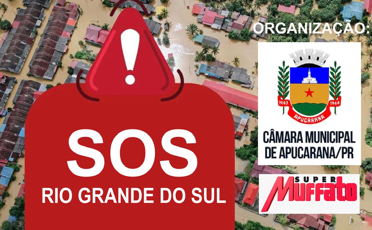 Câmara de Apucarana inicia campanha em prol do RS; veja como ajudar 