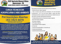 Colégio Agrícola Manoel Ribas abre inscrições para Cursos Técnicos em Agropecuária e Meio Ambiente