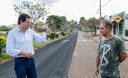 Deco e Junior da Femac acompanham obras de pavimentação na Av. Itararé