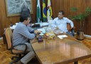 Deco recebe visita de assessor do deputado Adelino Ribeiro