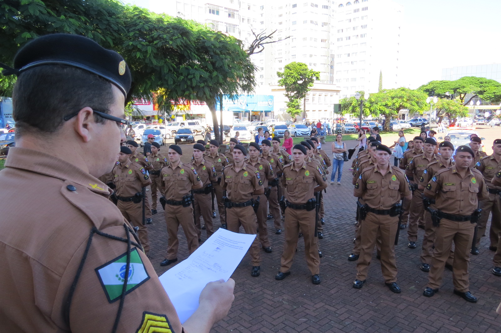 Novos policiais são apresentados em Apucarana